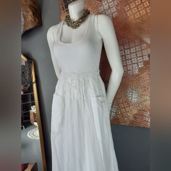 Zara Cotton Combination Midi Dress - Picture 12 of 12